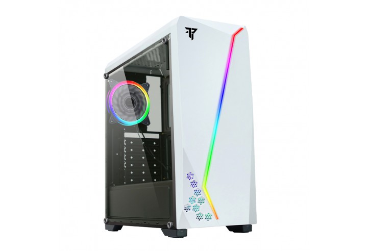 Tempest ATX CASE RGB Aura White