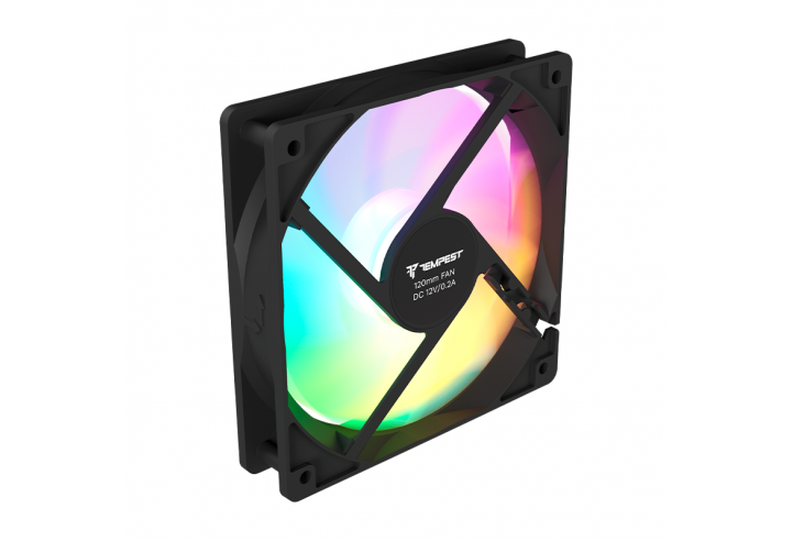 Fan 120mm ARGB Black PWM